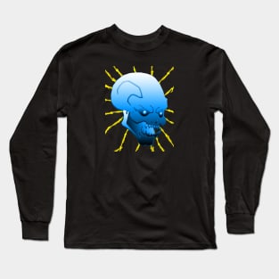 Alien Skull Lightning Long Sleeve T-Shirt